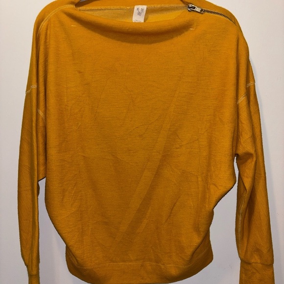 We The Free Sweaters - We The Free Off-the-Shoulder Mustard Sweater